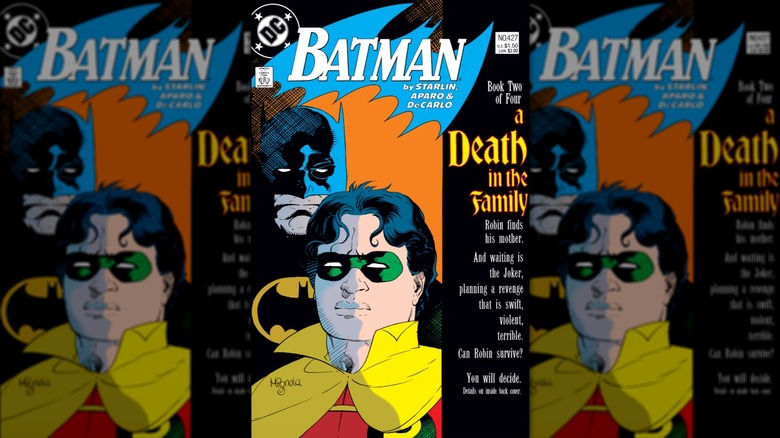 Batman #427 cover, "A Death in the Family" Part Two of Four