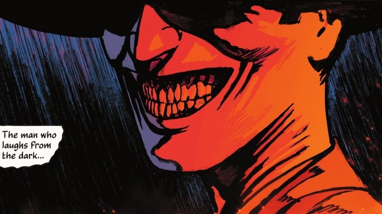 Absolute Batman Ark M Special #1 - close-up of the Joker's lower face, smiling