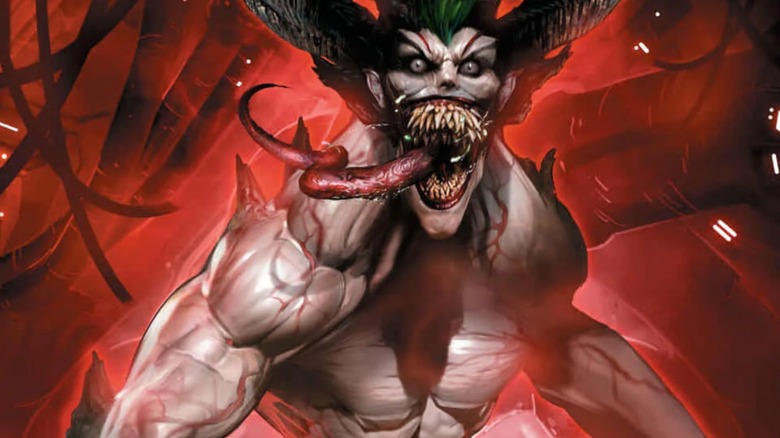 Absolute Batman #15 variant cover showing the Joker in his monster form