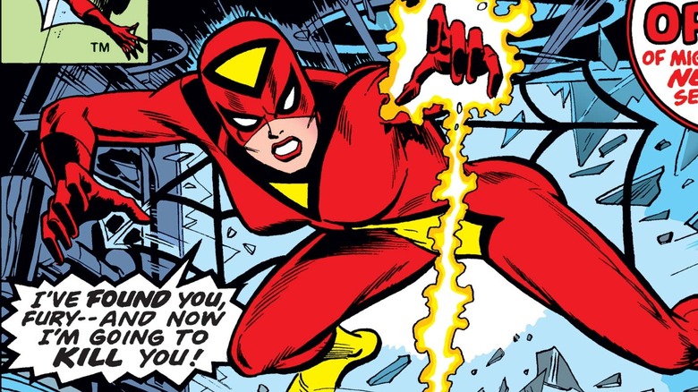 Spider-Woman on the cover of "Marvel Spotlight #17"