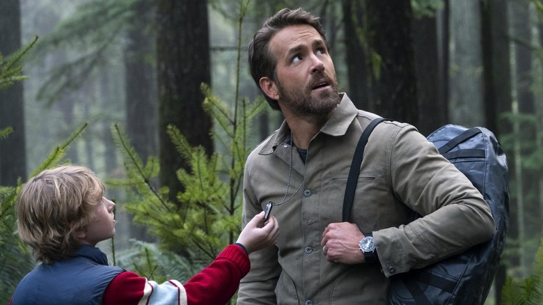 Walker Scobell and Ryan Reynolds in The Adam Project