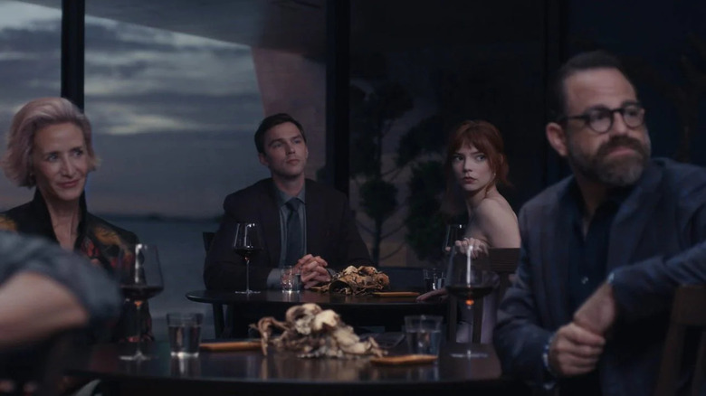 Hoult, Joy, and company in The Menu