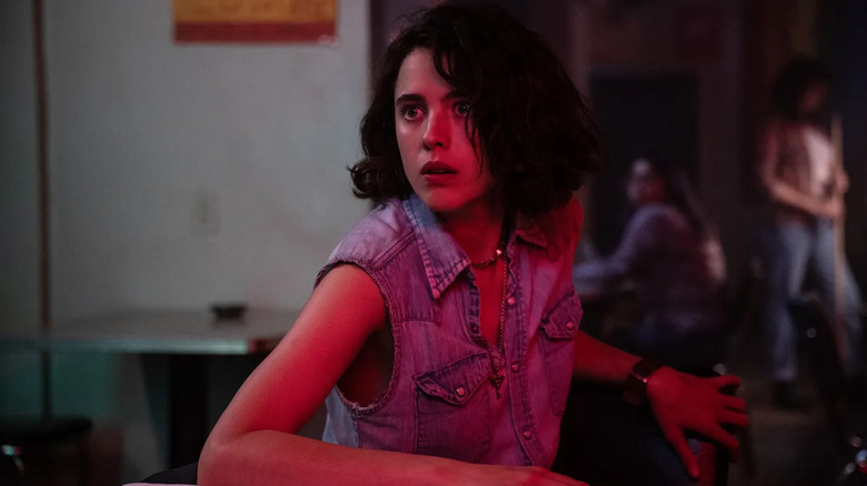 Margaret Qualley as Jamie in Drive-Away Dolls