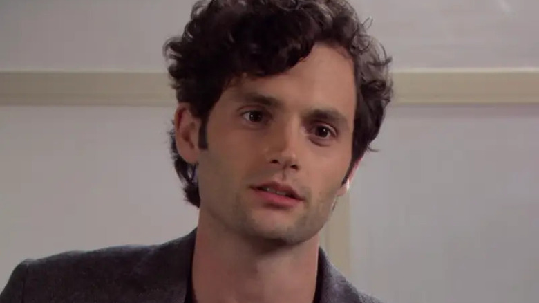 Dan Humphrey (Penn Badgley) looking ahead on Gossip Girl