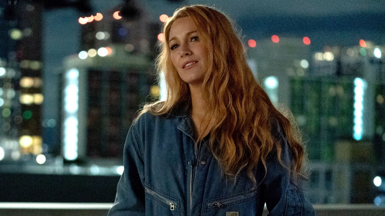 Blake Lively as Lily on a rooftop in It Ends With Us