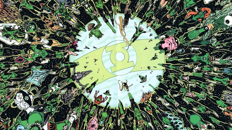 Green Lantern Corps drawn by Phil Jimenez 