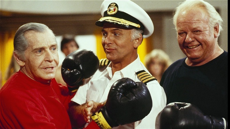Captain Stubing with his passengers