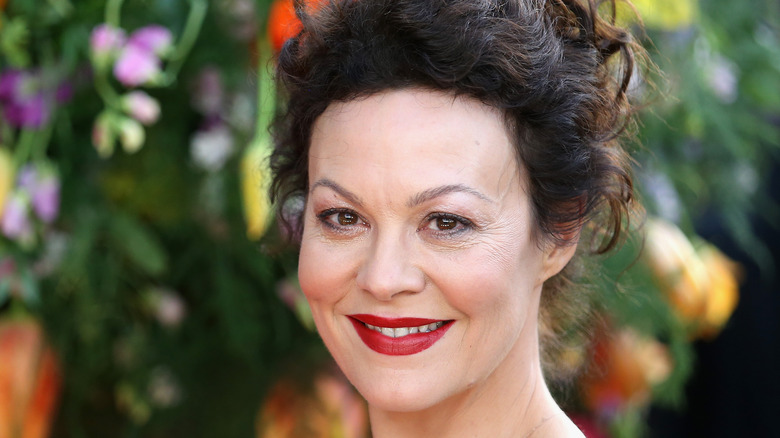 Helen McCrory smiling at a UK premiere