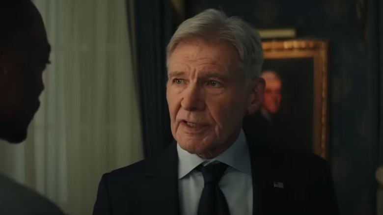 Harrison Ford as Ross talking to Sam in Captain America Brave New World
