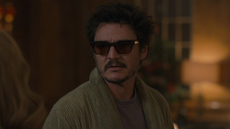 Pedro Pascal in sunglasses as Dieter in The Bubble