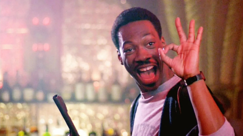 Eddie Murphy grinning