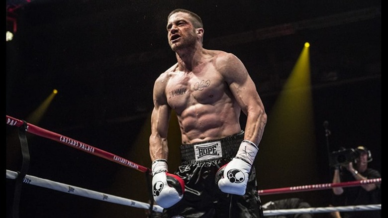 Jake Gyllenhaal boxer ring