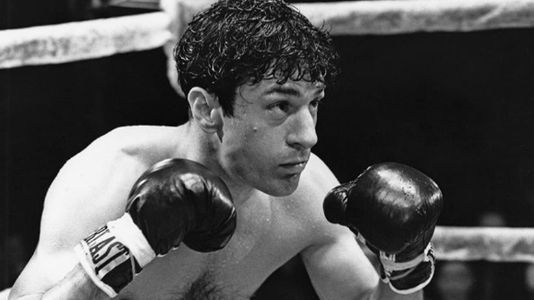 Robert De Niro boxing gloves ring Raging Bull