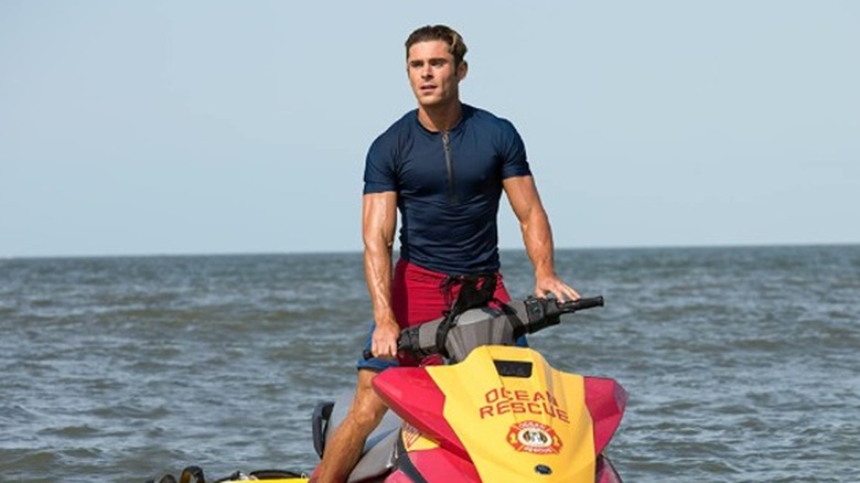 Zac Efron jet ski ocean