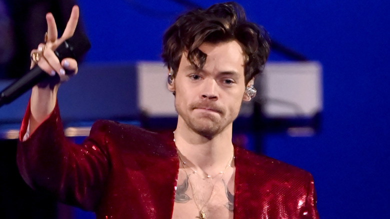 Harry Styles performing live