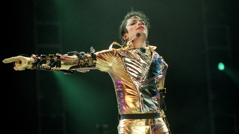 Michael Jackson performing live