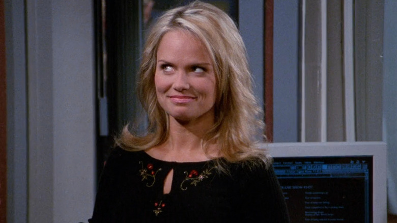 Kristin Chenowith as the mischevious junior agent Portia Sanders in Frasier