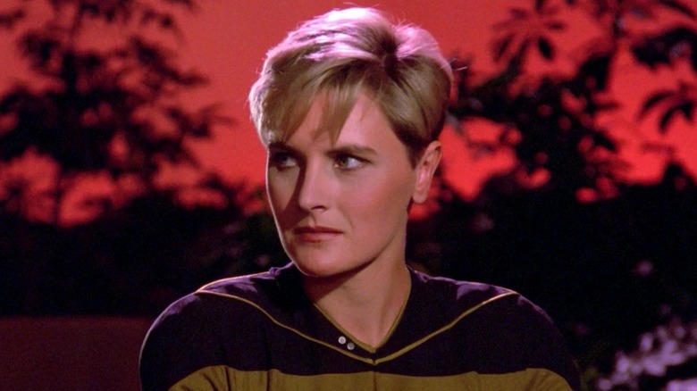 TashaYar on the planet Ligon II on Star Trek: The Next Generation.