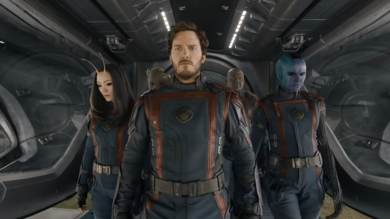Peter Quill leading the Guardians of the Galaxy