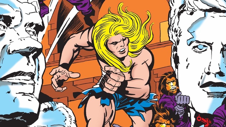 Kamandi, the Last Boy on Earth, running on the cover of issue #20