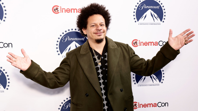 Eric Andre posing at an event
