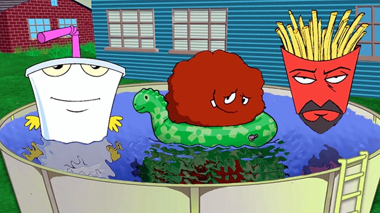 The cast of Aqua Teen Hunger Force