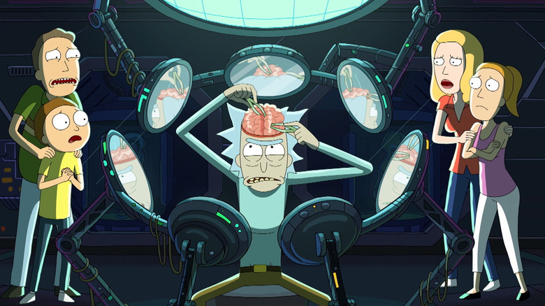 The cast of Rick and Morty