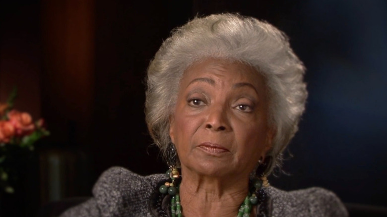 Nichelle Nichols talking in an interview in Woman in Motion