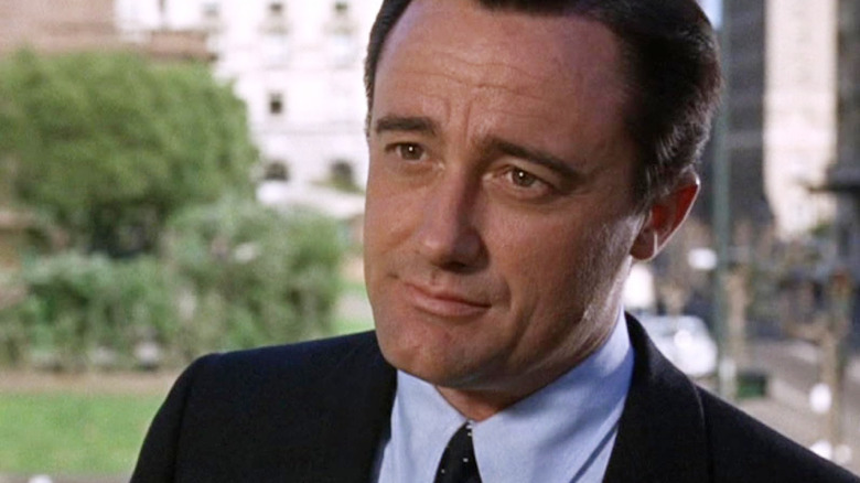 Robert Vaughn plays it cool as Walter Chalmers in Bullitt