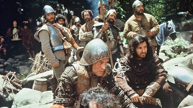 Aguirre and the other soldiers in Aguirre, The Wrath of God