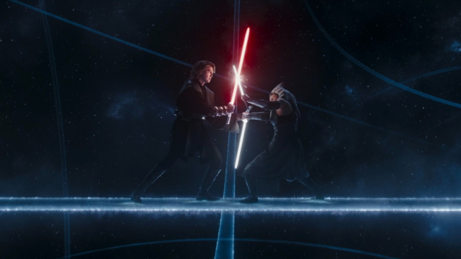 Ahsoka Episode 5 features Anakin Skywalker lightsaber fight