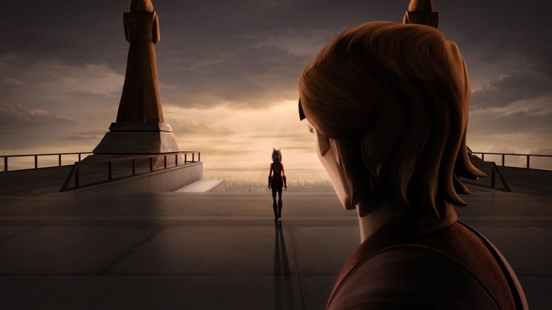 The Clone Wars Ahsoka leaves 