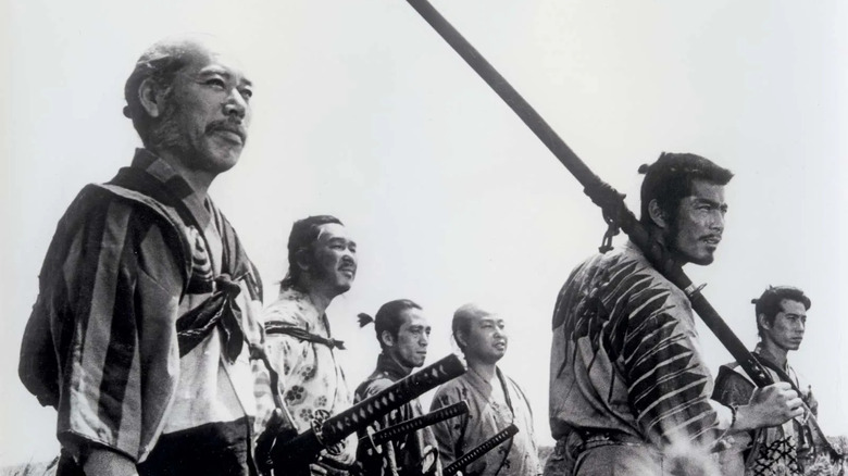 A still from Akira Kurosawa's Seven Samurai