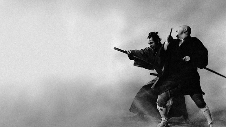 A still from Seven Samurai