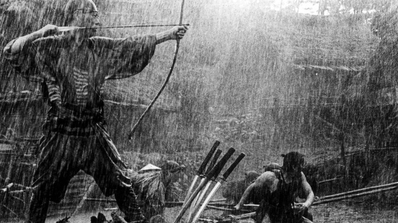 A still from Seven Samurai