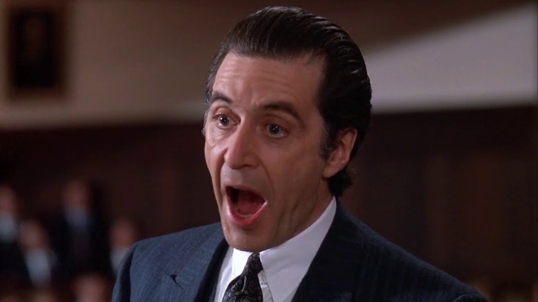 Al Pacino screaming in Scent of a Woman