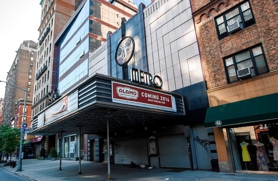 Metro theater - Alamo Drafthouse sign