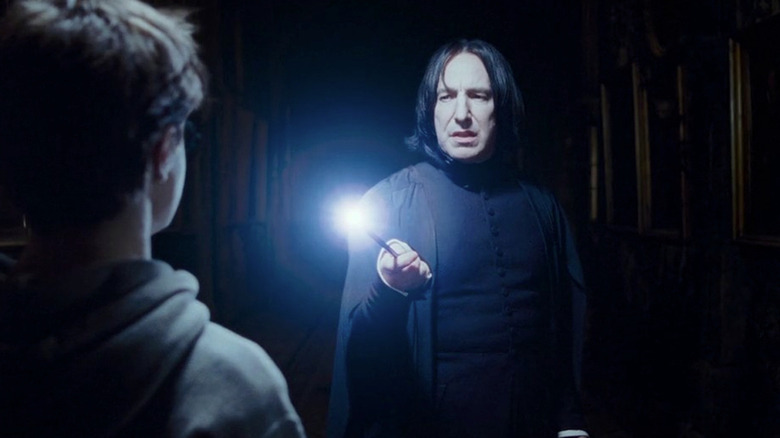 Daniel Radcliffe and Alan Rickman in Harry Potter and the Prisoner of Azkaban
