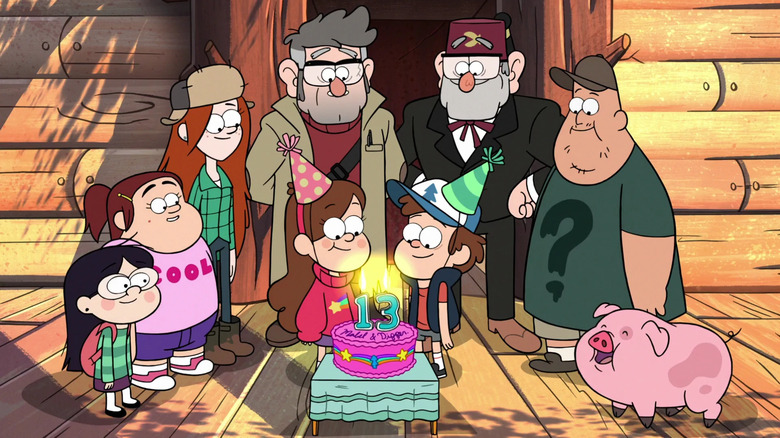 The characters of Gravity Falls