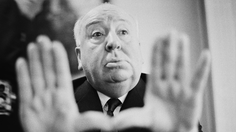 Alfred Hitchcock jazz hands
