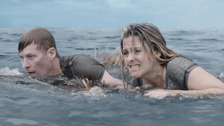 James Tupper and Alicia Silverstone in The Requin