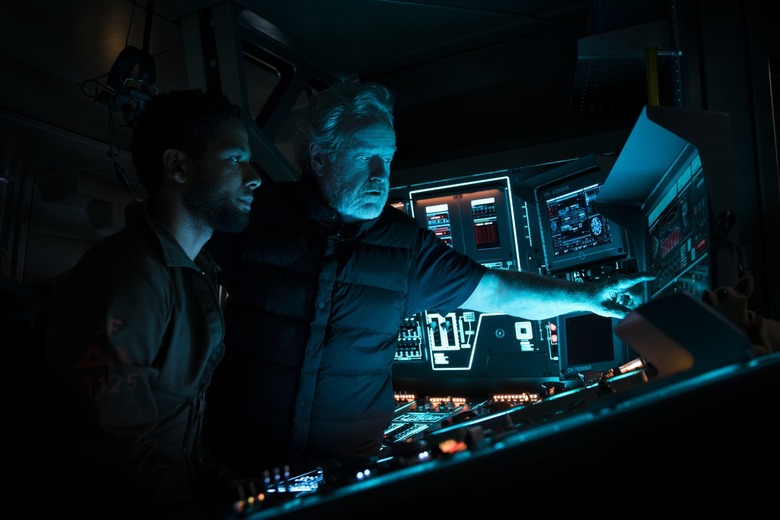 Alien Covenant - Jussie Smollett and Ridley Scott (BTS)