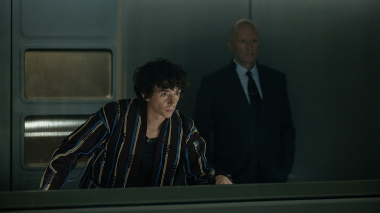 Boy Kavalier observing hybrid testing in Alien: Earth