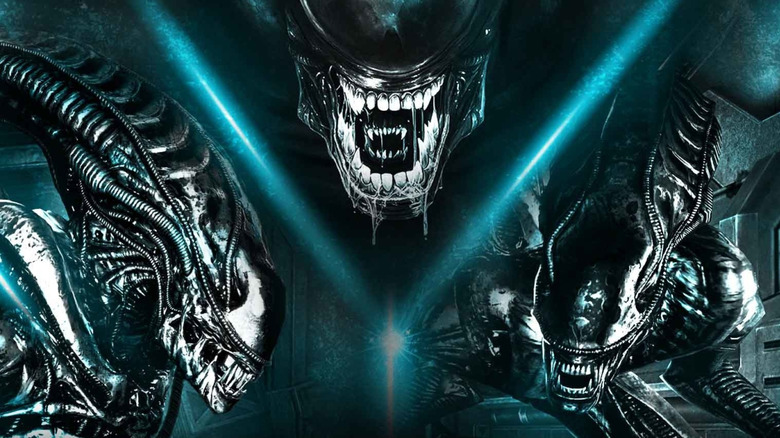 A Xenomorph snarls on the cover of The Shadow Archive