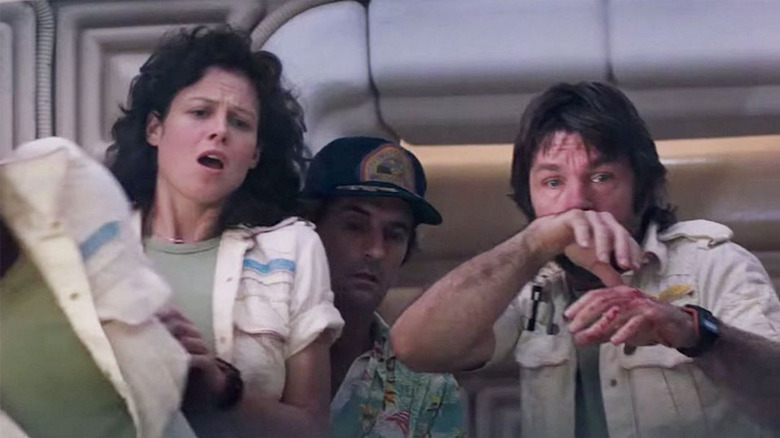 Sigourney Weaver, Harry Dean Stanton, and Tom Skerritt in 'Alien'