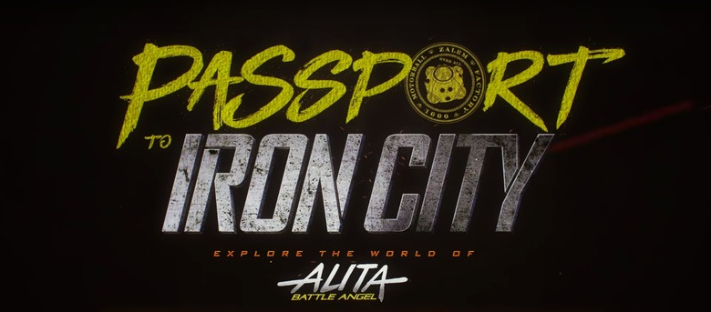 alita battle angel passport to iron city