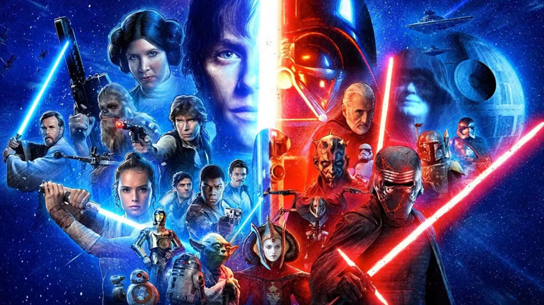 Major figures from Star Wars