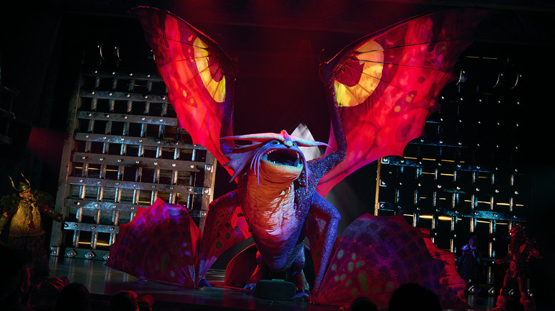 A giant dragon takes center stage at The Untrainable Dragon show