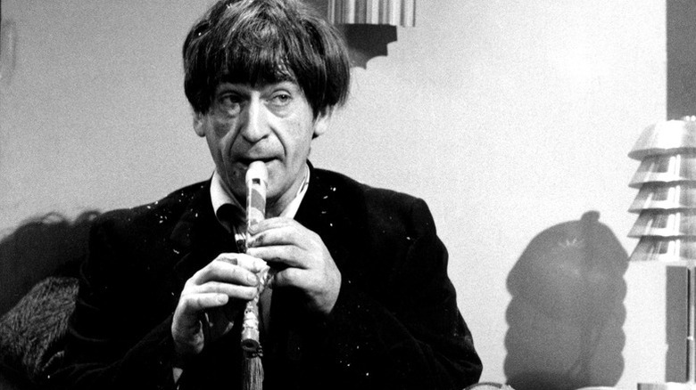 The Second Doctor (Patrick Troughton) plays a recorder in Doctor Who