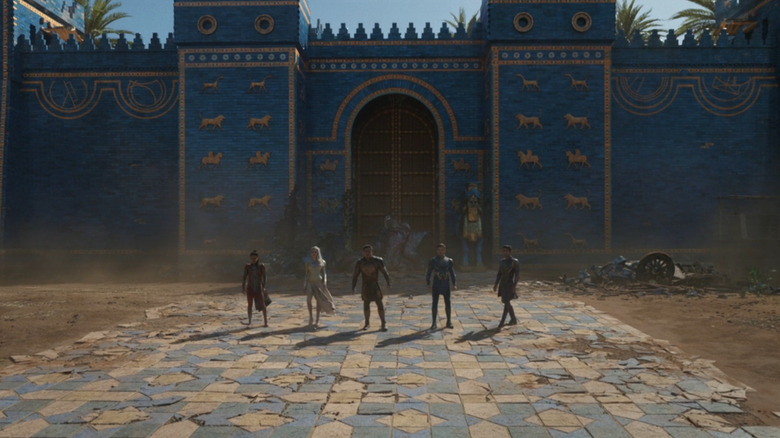 The Eternals outside the gates of Babylon in The Eternals